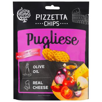 Снек Snacks of the World Pizzetta Chips По-Апулийски 70г - купить, цены на Эпицентр FOOD - фото 1
