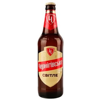 Пиво Черниговское светлое 4,8% 0,5л - купить, цены на NOVUS - фото 1