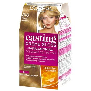 Фарба для волосся L'oreal Paris Casting Creme Gloss 810 Перламутровий русявий без аміаку