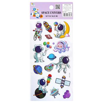 Наліпки Маlevaro №13 об'ємні 10х22см в асортименті - купити, ціни на КОСМОС - фото 3