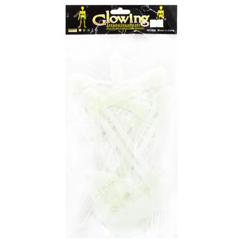 Прикраса для свята Carnival Фосфорний скелет - купити, ціни на Ідеал - фото 1