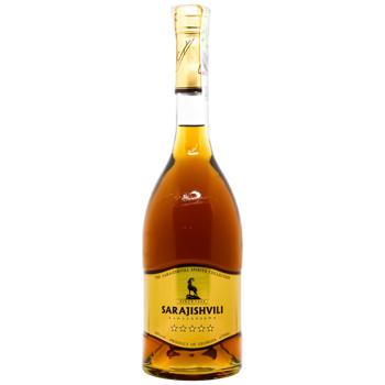 Бренди Sarajishvili 5 лет 40% 0,7л - купить, цены на КОСМОС - фото 1