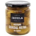 Iruela Queen Gordal Pitted Green Olives 370g