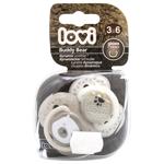 Пустушка Lovi силіконова флуоресцентна 3-6м 2шт