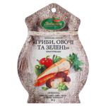 Приправа Любисток Гриби овощи и зелень кусочками 40г