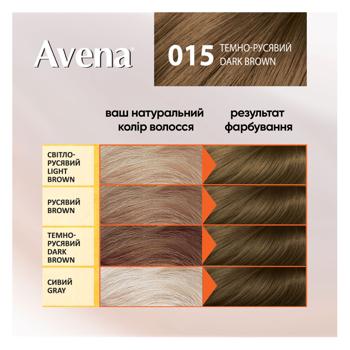 Крем-фарба для волосся стійка AVENA Shine Color 015 Темно-русявий - купити, ціни на - фото 6