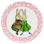 Тарелка Alba Ceramic Bunny 21см