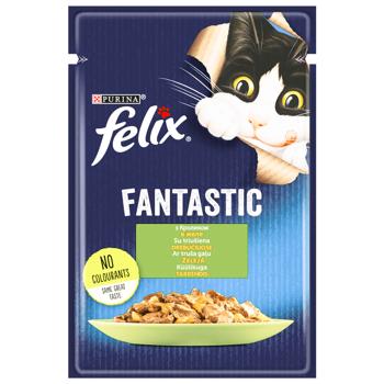 Felix Fantastic Wet Food with Rabbit for Adult Cats 85g