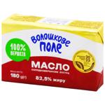 Масло Волошковое Поле сладкосливочное 82,5% 180г