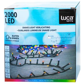 Luca Lighting Snake Garland 2000 LED 40m Multicolored Light - buy, prices for - photo 1