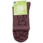 Premier Socks Bear Teenage Crew Socks s.23-25 Brown