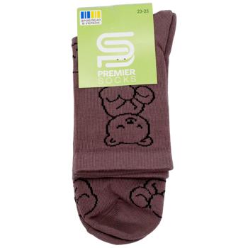 Premier Socks Bear Teenage Crew Socks s.23-25 Brown - buy, prices for EKO Market - photo 1