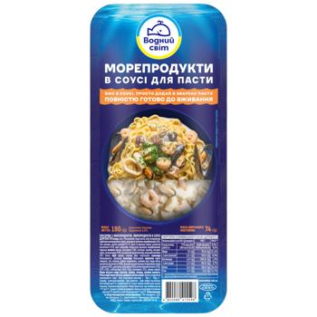 Vodnyi Svit Seafood in Pasta Sauce 180g - buy, prices for COSMOS - photo 1