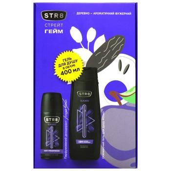 Подарунковий набір STR8 Гейм (дезодорант/гель д/душу) - купить, цены на ULTRAMARKET - фото 3