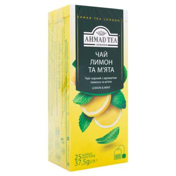 Чай черный Ahmad Лимон и мята 25шт*1,5г