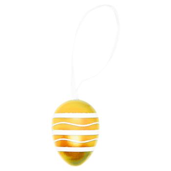 Декорація Зед Яйце-підвіска смужка 1шт - купити, ціни на ЕКО Маркет - фото 6
