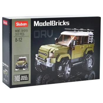 Конструктор Sluban Model Bricks Танк SUV зеленый 317 деталей - купить, цены на Таврия В - фото 2