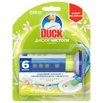 Duck Citrus Breeze Toilet Cleanliness Discs 36ml