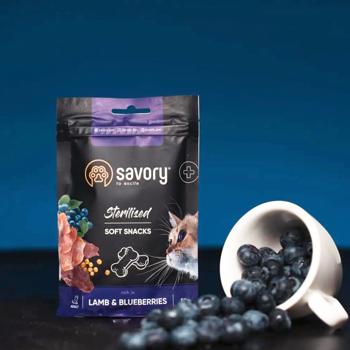 Savory Snack for Sterilized Cats with Lamb and Blueberries 50g - buy, prices for - photo 3