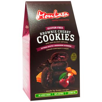 MonLasa Gluten-free Brownie Cookies with Cherry Filling 120g - buy, prices for - photo 3