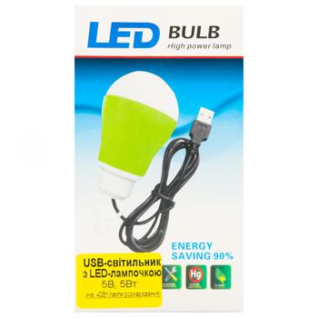 Светильник Dengos USB LED-BULB-5V5W - купить, цены на - фото 2