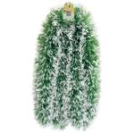 Мішура Actuel зелений з білими кінчиками 17х3 см