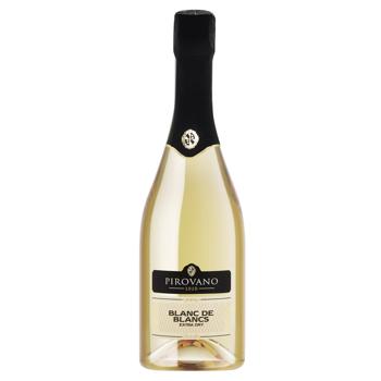 Pirovano Blanc de Blancs Spumante White Extra Dry Sparkling Wine 11% 0.75l - buy, prices for NOVUS - photo 1