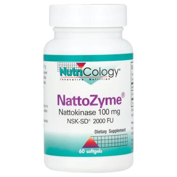 Наттокиназа, Nutricology, 100 мг, 60 капсул - купить, цены на Biotus - фото 1