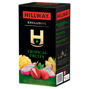 Чай чорний Hillway Exclusive Tropical Fruits 1,5г*25шт - купити, ціни на - фото 4