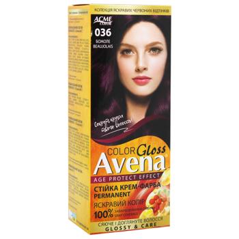 Avena Gloss Beaujolais Hair Dye 036 - buy, prices for - photo 4