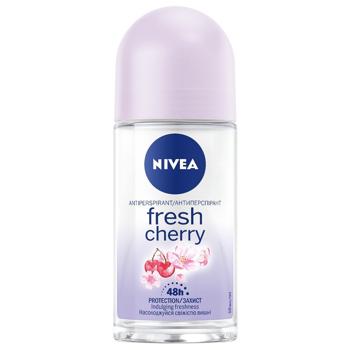 Nivea Fresh  Cherries Roll-On Antiperspirant 50ml - buy, prices for NOVUS - photo 1