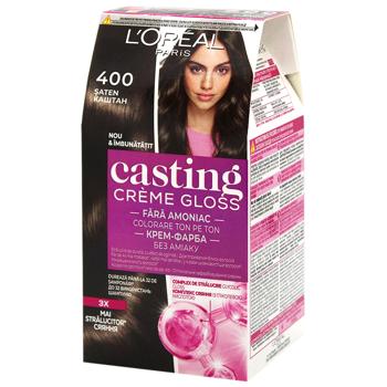 Краска для волос L'Oreal Paris Casting Cream Gloss 400 Каштан без аммиака
