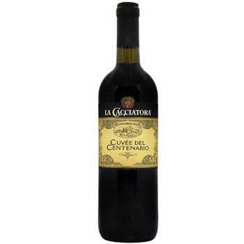La Cacciatora Cuvee Del Centenario Red Dry Wine 12% 0.75l - buy, prices for AlcoHub - photo 1