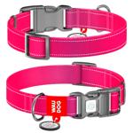 Нашийник для собак Collar Waudog Nylon Mono M - рожевий