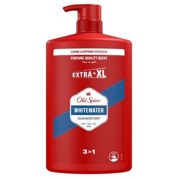 Old Spice Whitewater Extra-XL Shower Gel + Shampoo 3in1 1l - buy, prices for MegaMarket - photo 3