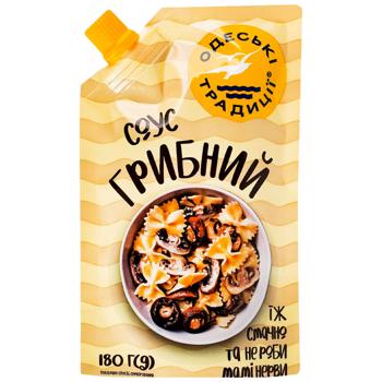 Соус Одеські Традиції Грибний 180г - купити, ціни на Ідеал - фото 1