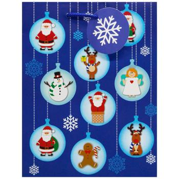 Пакет подарунковий Auchan Thumb S 9х18х23 см в асортименті - купити, ціни на - фото 4