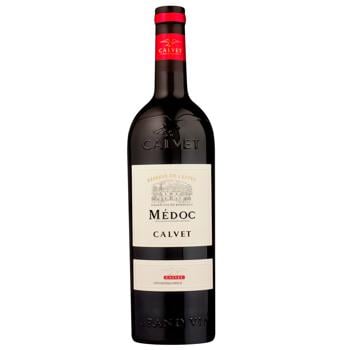 Вино Calvet Reserve de L'estey Medoc червоне сухе 13,5% 0,75л - купити, ціни на ULTRAMARKET - фото 1