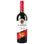 Aznauri Cherry Red Semisweet Wine 8.5-10% 0.75l