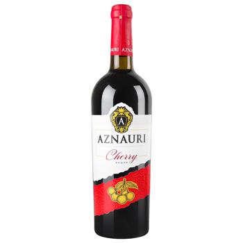 Aznauri Cherry Red Sweet Wine 13% 0.75l - buy, prices for - photo 4