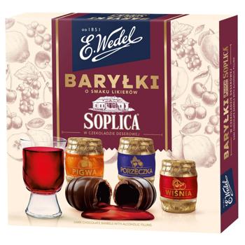 Конфеты E.Wedel Barrels Soplica 200г - купить, цены на NOVUS - фото 1