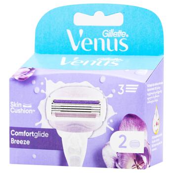 Venus Breeze Replaceable Shaving Cartridges 2pcs - buy, prices for Auchan - photo 2