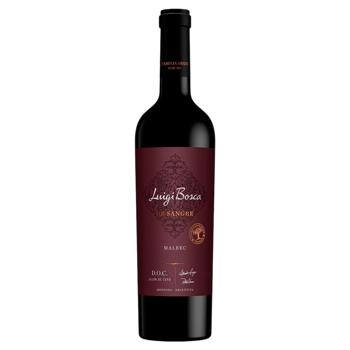 Вино Luigi Bosca Malbec червоне сухе 14,4% 0,75л - купити, ціни на МегаМаркет - фото 1