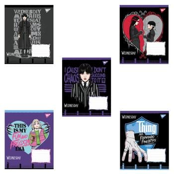 Зошит Yes Wednesday лінія 24 аркуші в асортименті