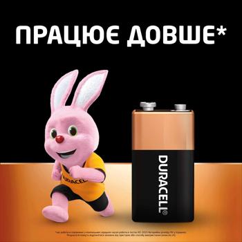 Батарейка Duracell 9V щелочная крона - купить, цены на - фото 2