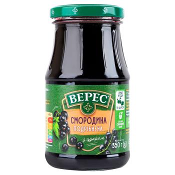 Veres Blackcurrant Chopped with Sugar Jam 350g - buy, prices for Auchan - photo 1