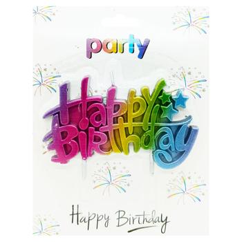 Свечи для торта буквы 34359-10 - купить, цены на Чудо Маркет - фото 1