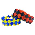 Браслет плетеный атласный