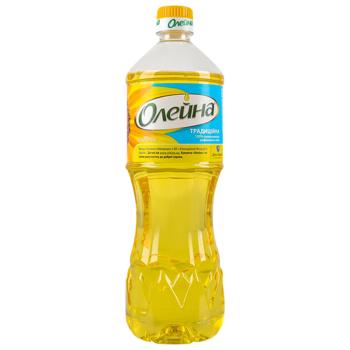 Oleina Traditional Refined Sunflower Oil 0.85l - buy, prices for COSMOS - photo 1