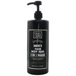 Dead Sea Collection Amber Wood Men's Face Body Hair 3in1 Wash 1l